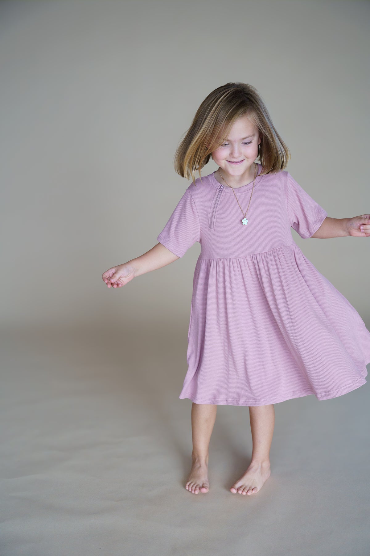Girls' Adaptive Dress with Chest port Access | Hattie and Thomas