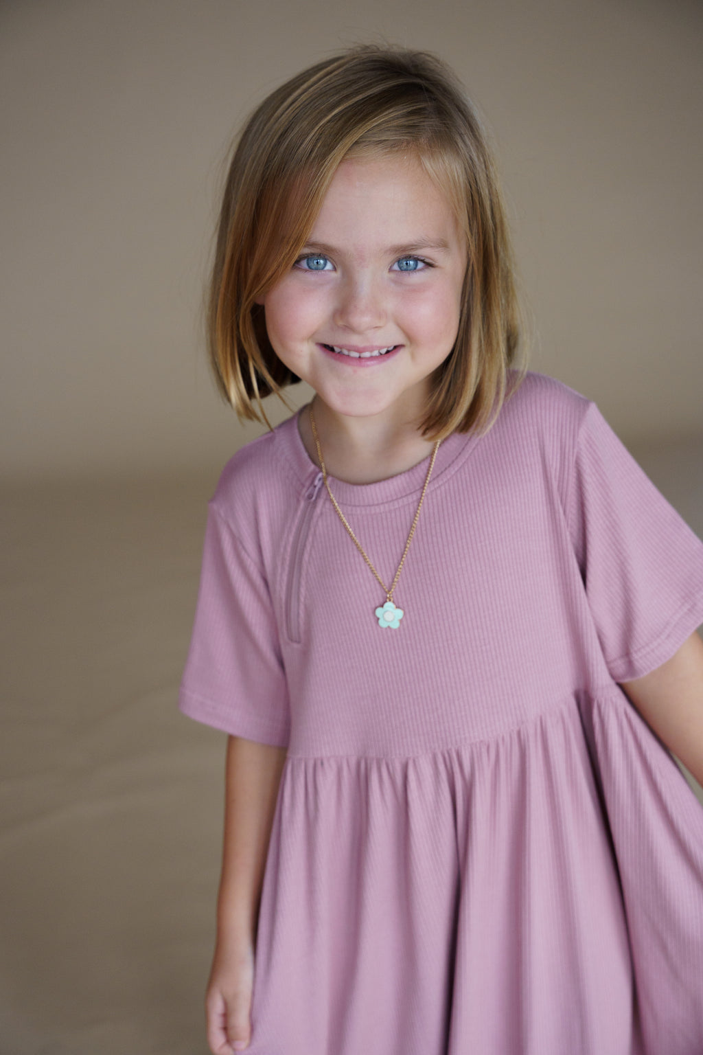 Girls' Adaptive Dress with Chest port Access | Hattie and Thomas
