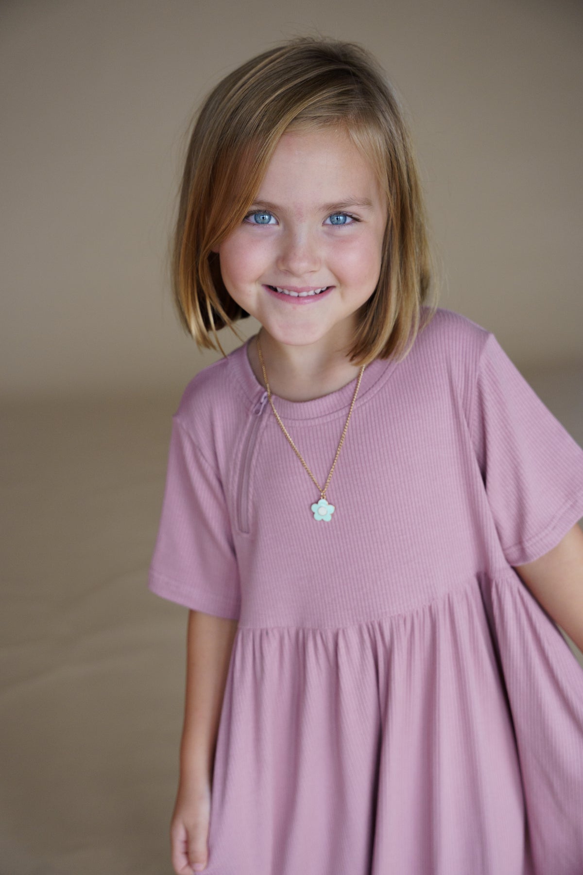 Girls' Adaptive Dress with Chest port Access | Hattie and Thomas